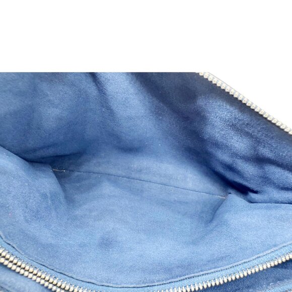 Louis Vuitton Coussin PM Monogram Embossed Leather Shoulder Bag Navy Blue - Picture 13 of 14